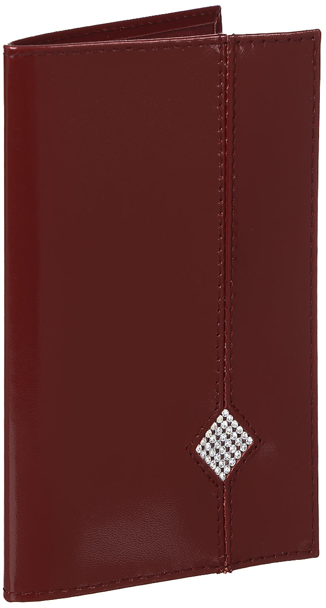 фото Обложка для паспорта Dimanche "Гранат", цвет: бордовый. 130