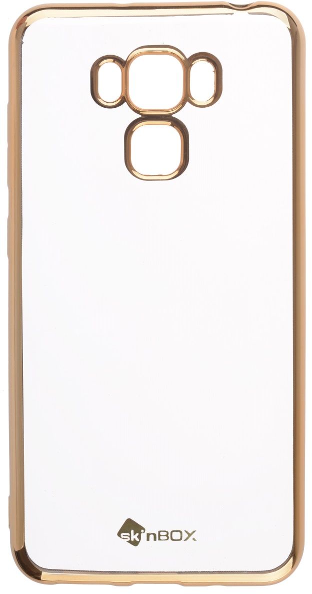 фото Skinbox Silicone Chrome Border 4People чехол для ASUS Zenfone 3 Max (ZC553KL), Gold