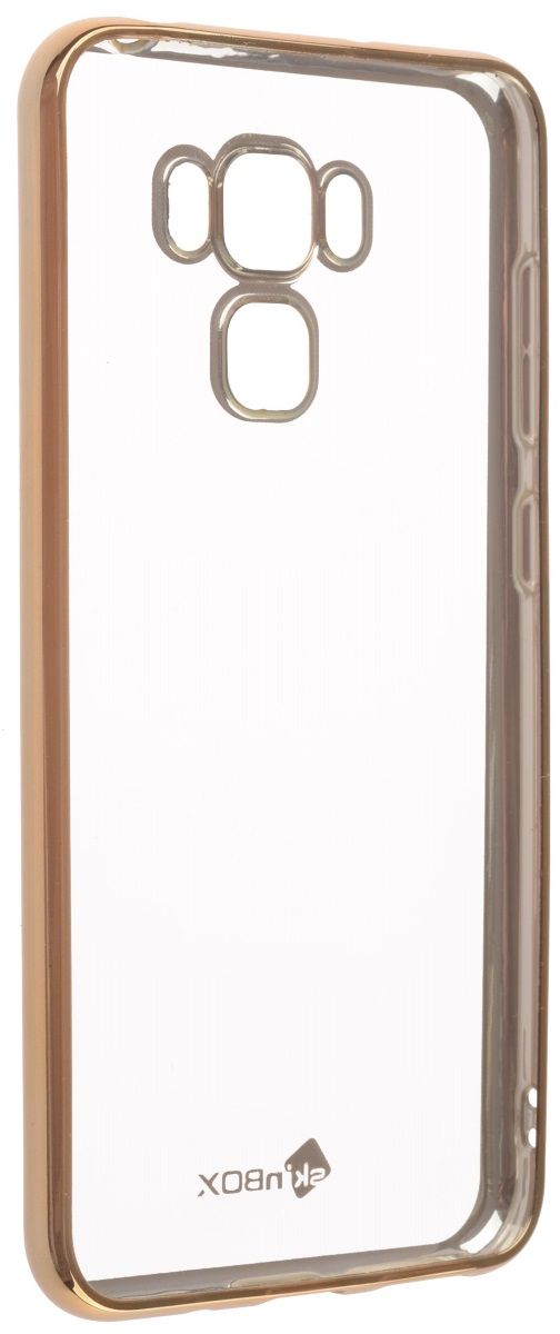 фото Skinbox Silicone Chrome Border 4People чехол для ASUS Zenfone 3 Max (ZC553KL), Gold