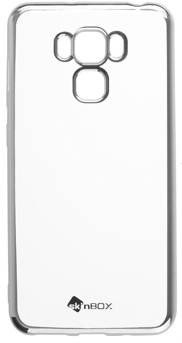 фото Skinbox Silicone Chrome Border 4People чехол для ASUS Zenfone 3 Max (ZC553KL), Silver