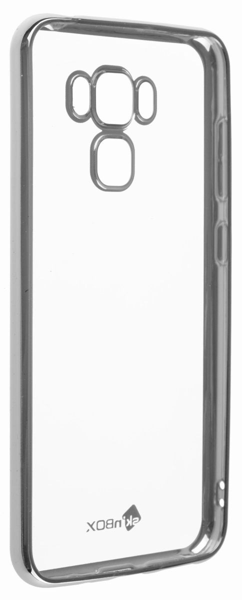 фото Skinbox Silicone Chrome Border 4People чехол для ASUS Zenfone 3 Max (ZC553KL), Silver