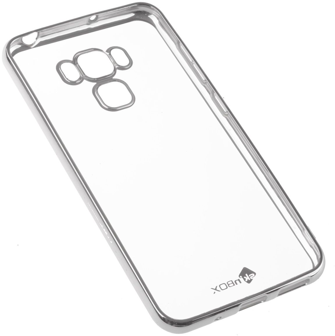 фото Skinbox Silicone Chrome Border 4People чехол для ASUS Zenfone 3 Max (ZC553KL), Silver