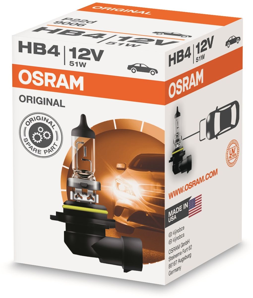 фото Лампа автомобильная Osram 62 Вт, Галогенная