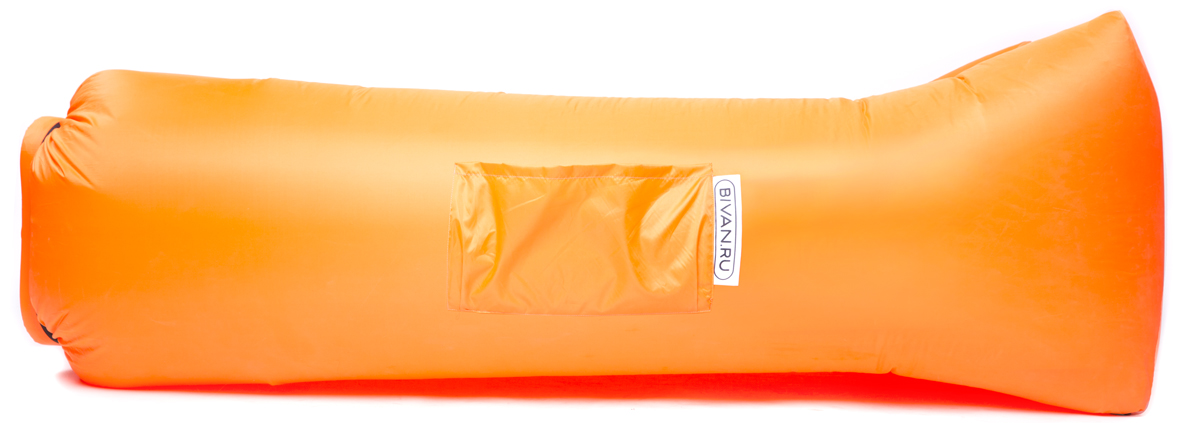 фото Диван надувной "Биван 2.0", цвет: оранжевый, 190 х 90 см