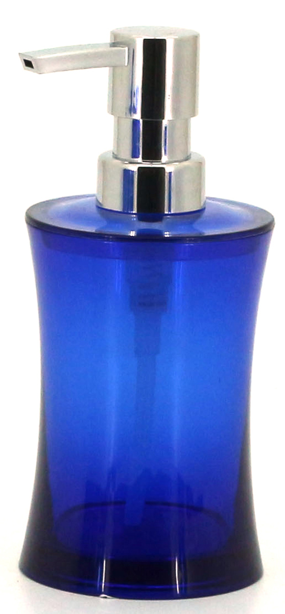 фото Диспенсер для жидкого мыла Коллекция "Шик", цвет: синий