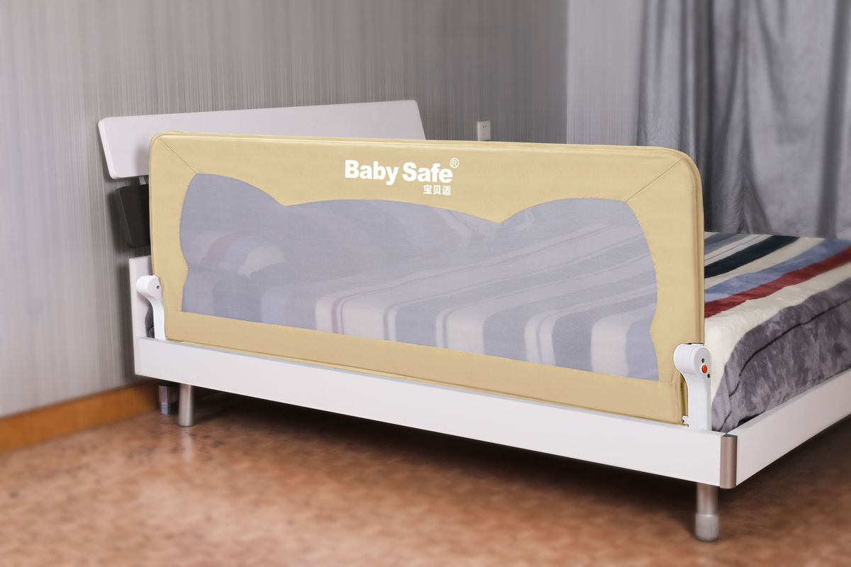 фото Baby Safe Барьер защитный для кроватки Ушки 180 х 42 см цвет бежевый