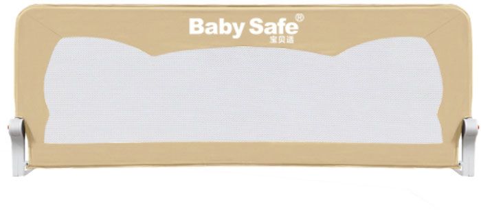 фото Baby Safe Барьер защитный для кроватки Ушки цвет бежевый 150 х 42 см