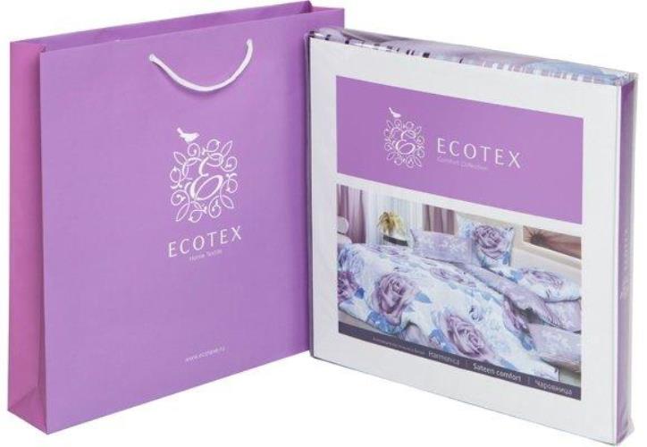 фото Комплект белья Ecotex Гармоника "Дафни", 1,5-спальный, наволочки 70х70