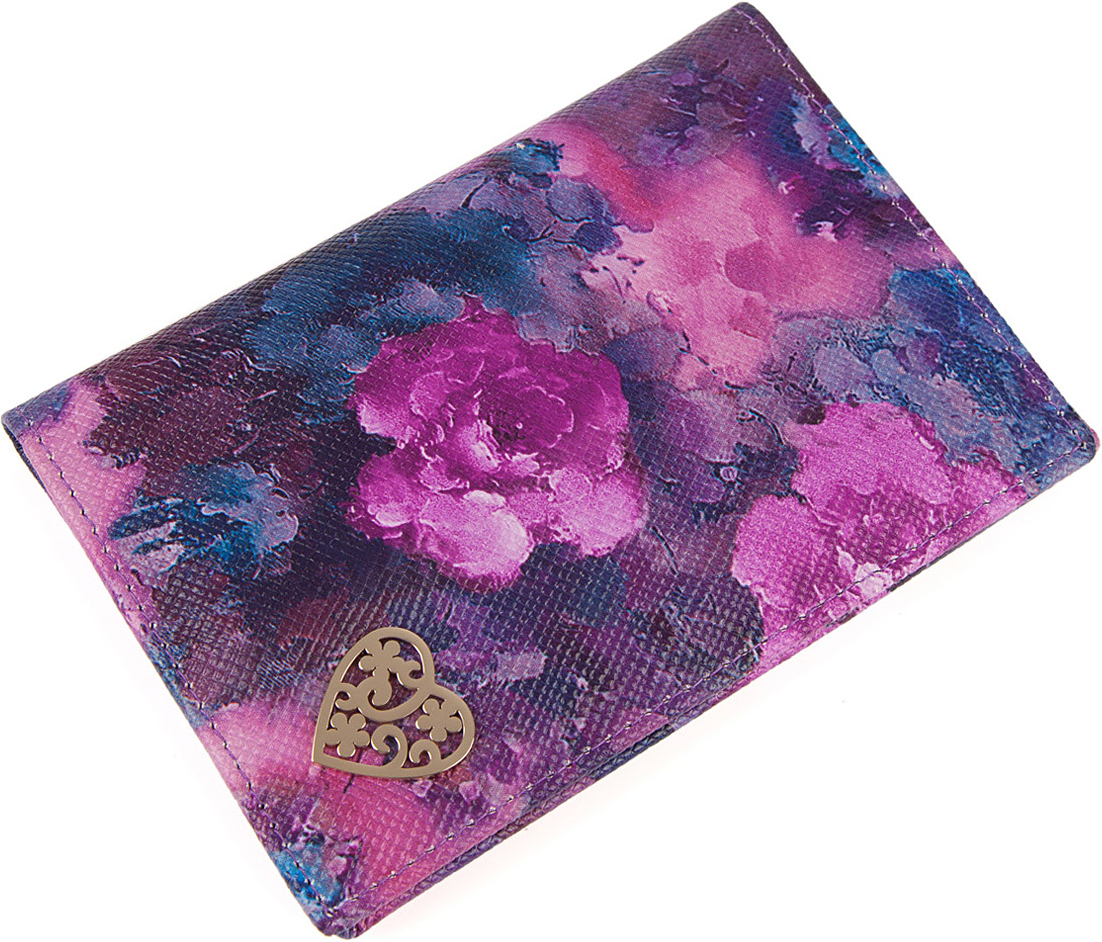 Обложка для паспорта женская Labbra, цвет: фиолетовый. L054-0011