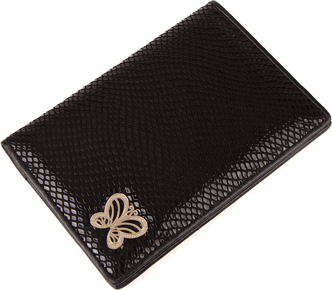 фото Обложка для паспорта женская Labbra, цвет: черный. L053-0011