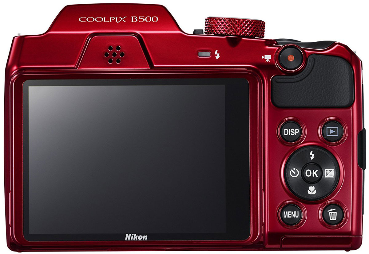 фото Компактный фотоаппарат Nikon Coolpix B500, Red