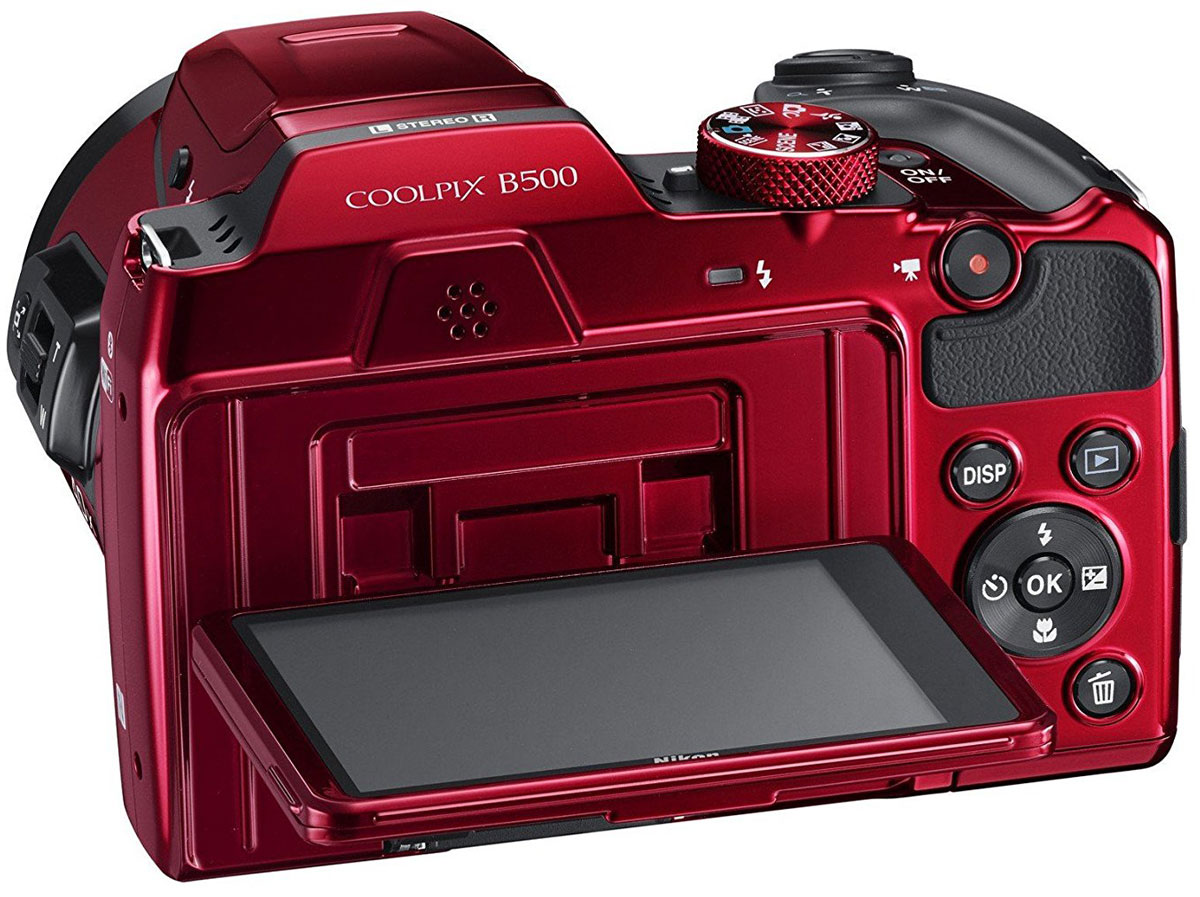 фото Компактный фотоаппарат Nikon Coolpix B500, Red