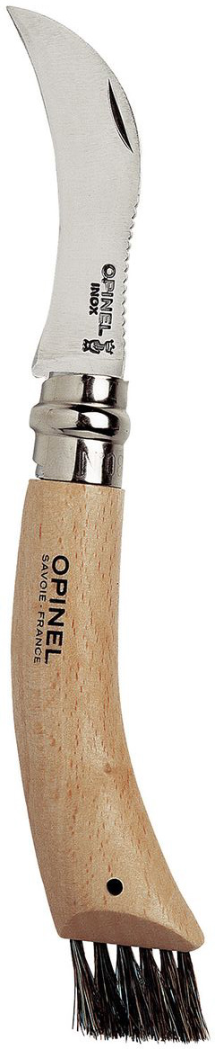 Нож грибника Opinel №8, нержавеющая сталь, рукоять бук, блистер, 001250. Нож грибника Опинель 8. Нож грибника Opinel. Нож Opinel №8, нержавеющая сталь, рукоять из бука, 123080.