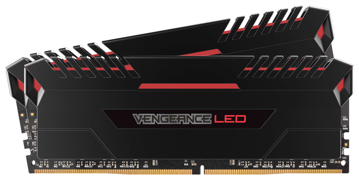 фото Комплект модулей оперативной памяти Corsair Vengeance LED DDR4 2x16Gb 3000 МГц (CMU32GX4M2C3000C15R)