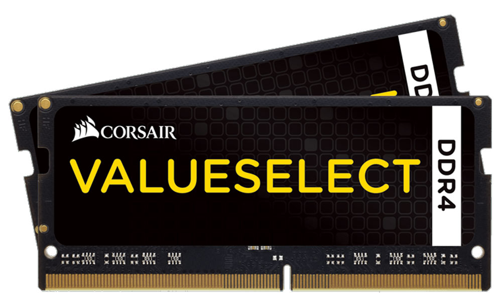 фото Комплект модулей оперативной памяти Corsair ValueSelect SO-DIMM DDR4 2x4Gb 2133 МГц  (CMSO8GX4M2A2133C15)