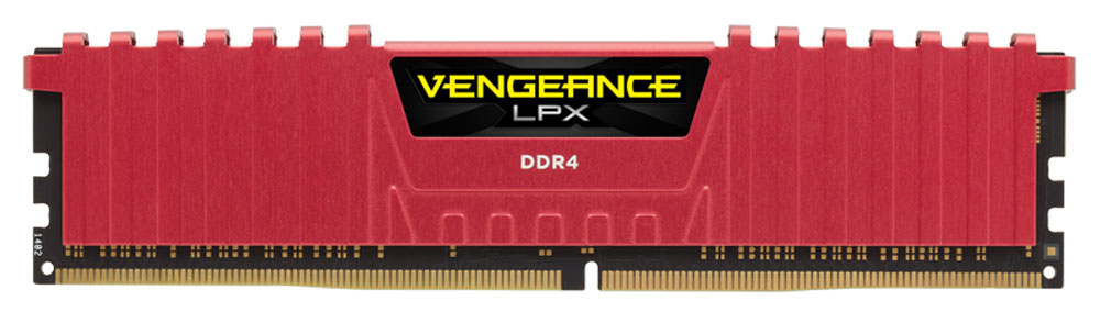 фото Комплект модулей оперативной памяти Corsair Vengeance LPX DDR4 2x4Gb 2400 МГц, Red (CMK8GX4M2A2400C14R)