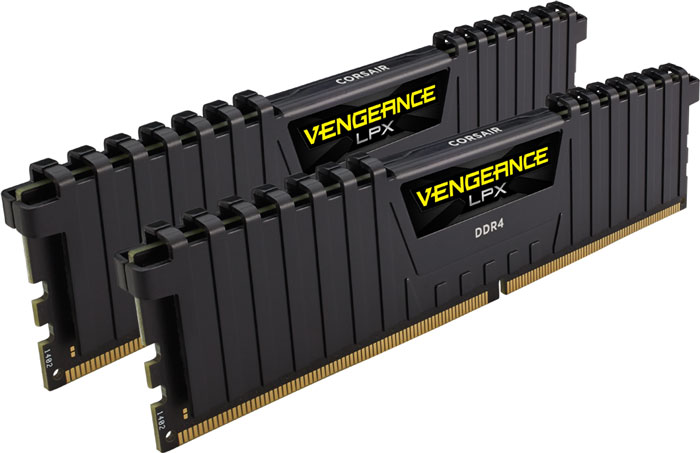 фото Комплект модулей оперативной памяти Corsair Vengeance LPX DDR4 2x8Gb 2133 МГц, Black  (CMK16GX4M2A2133C13)