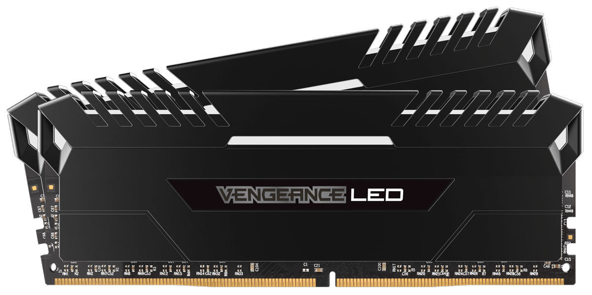 фото Комплект модулей оперативной памяти Corsair Vengeance LED DDR4 2x8Gb 2666 МГц (CMU16GX4M2A2666C16)