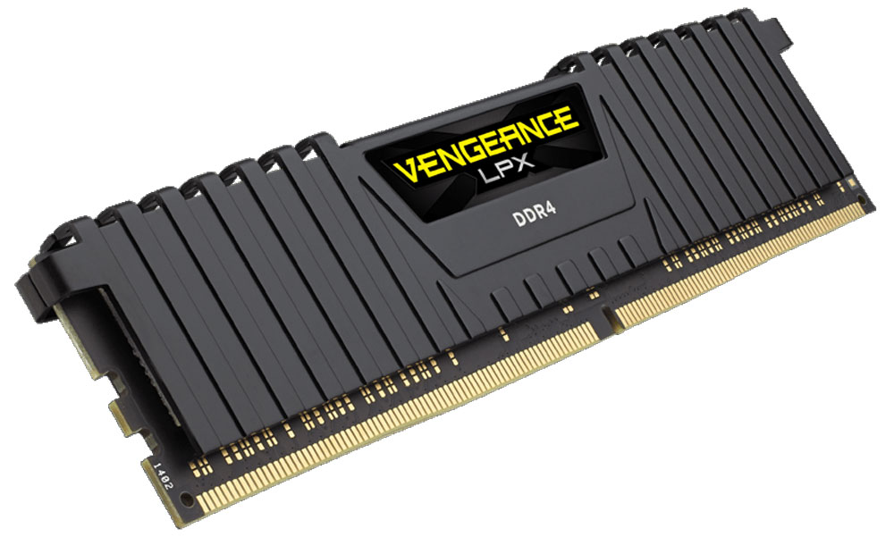 фото Комплект модулей оперативной памяти Corsair Vengeance LPX DDR4 4x8Gb 2400 МГц, Black  (CMK32GX4M4A2400C16)