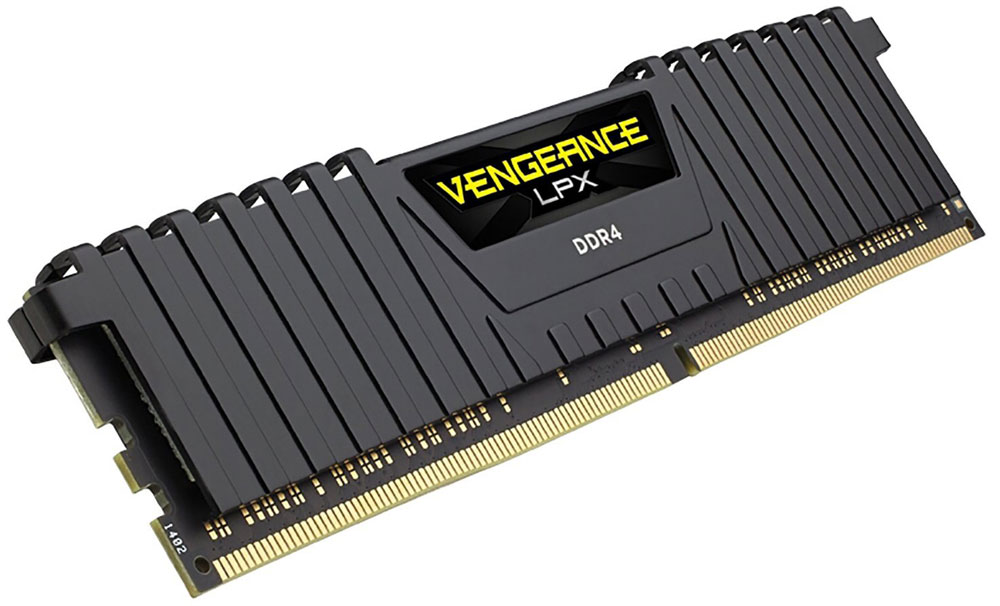 фото Комплект модулей оперативной памяти Corsair Vengeance LPX DDR4 2х16Gb 2400 МГц, Black (CMK32GX4M2A2400C14)