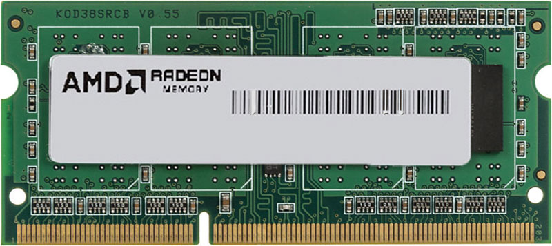 фото Модуль оперативной памяти AMD Radeon SO-DIMM DDR3 4GB 1600MHz (R534G1601S1S-UGO)