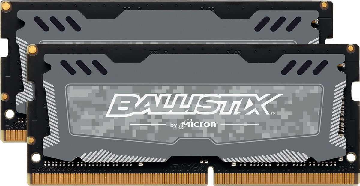 фото Комплект модулей оперативной памяти Crucial Ballistix Sport LT SO-DIMM DDR4 2х16Gb 2400 МГц  (BLS2C16G4S240FSD)