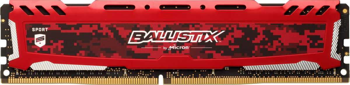 фото Комплект модулей оперативной памяти Crucial Ballistix Sport LT DDR4 2х8Gb 2400 МГц, Red (BLS2C8G4D240FSE)