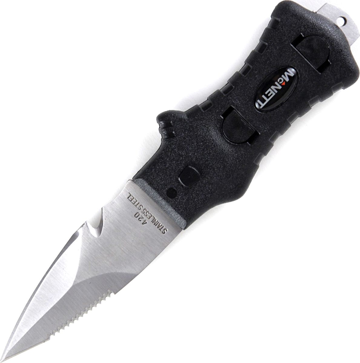 фото Нож McNett Tactical "Samish Stiletto Black Handle", цвет черный