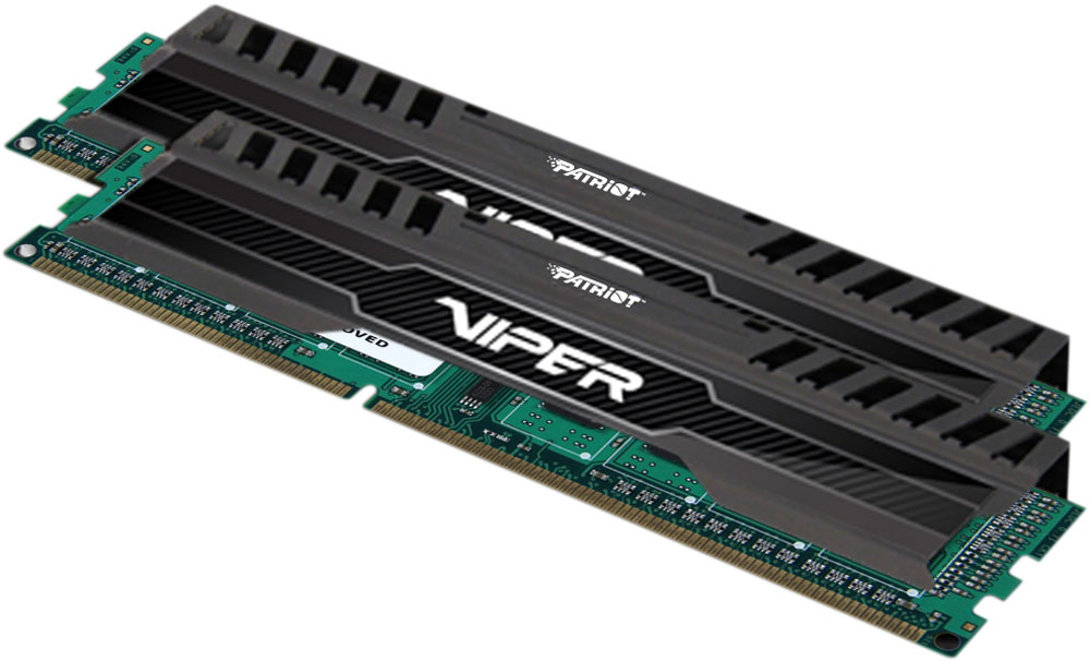 фото Комплект модулей оперативной памяти Patriot Viper 3 Black Mamba DDR3 2x4Gb 1600 МГц (PV38G160C9K) Patriot memory