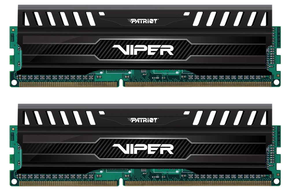 фото Комплект модулей оперативной памяти Patriot Viper 3 Black Mamba DDR3 2x4Gb 1866 МГц (PV38G186C0K) Patriot memory