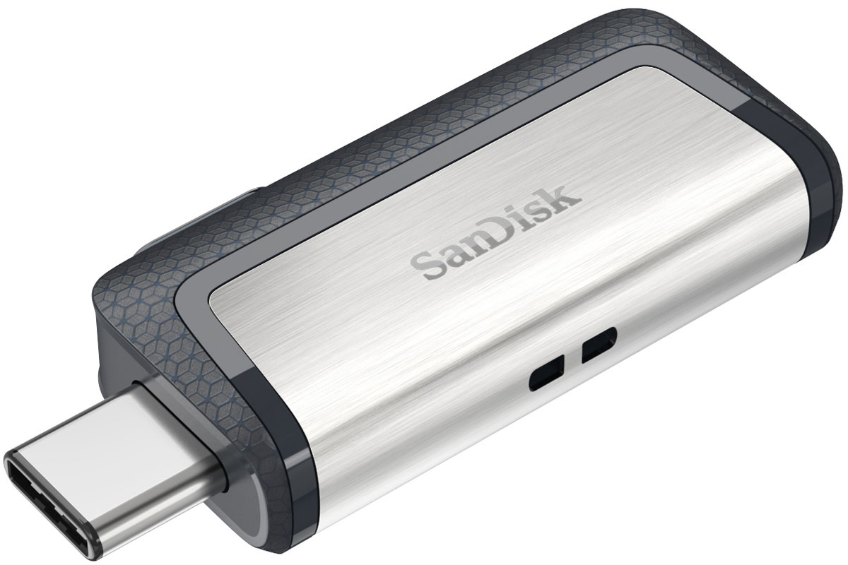 фото SanDisk Ultra Dual USB Type-C 64GB, Grey USB-накопитель