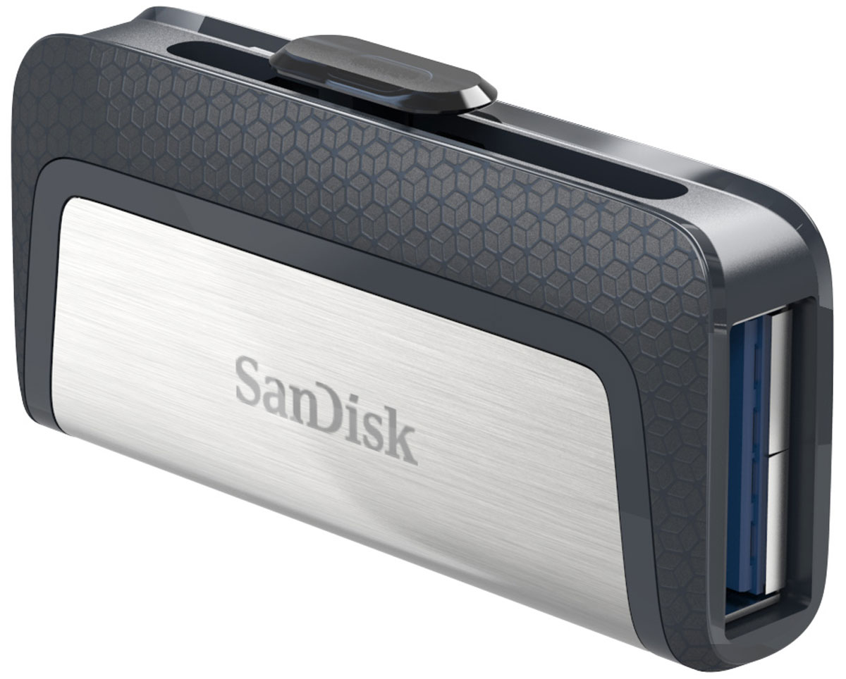 фото SanDisk Ultra Dual USB Type-C 64GB, Grey USB-накопитель