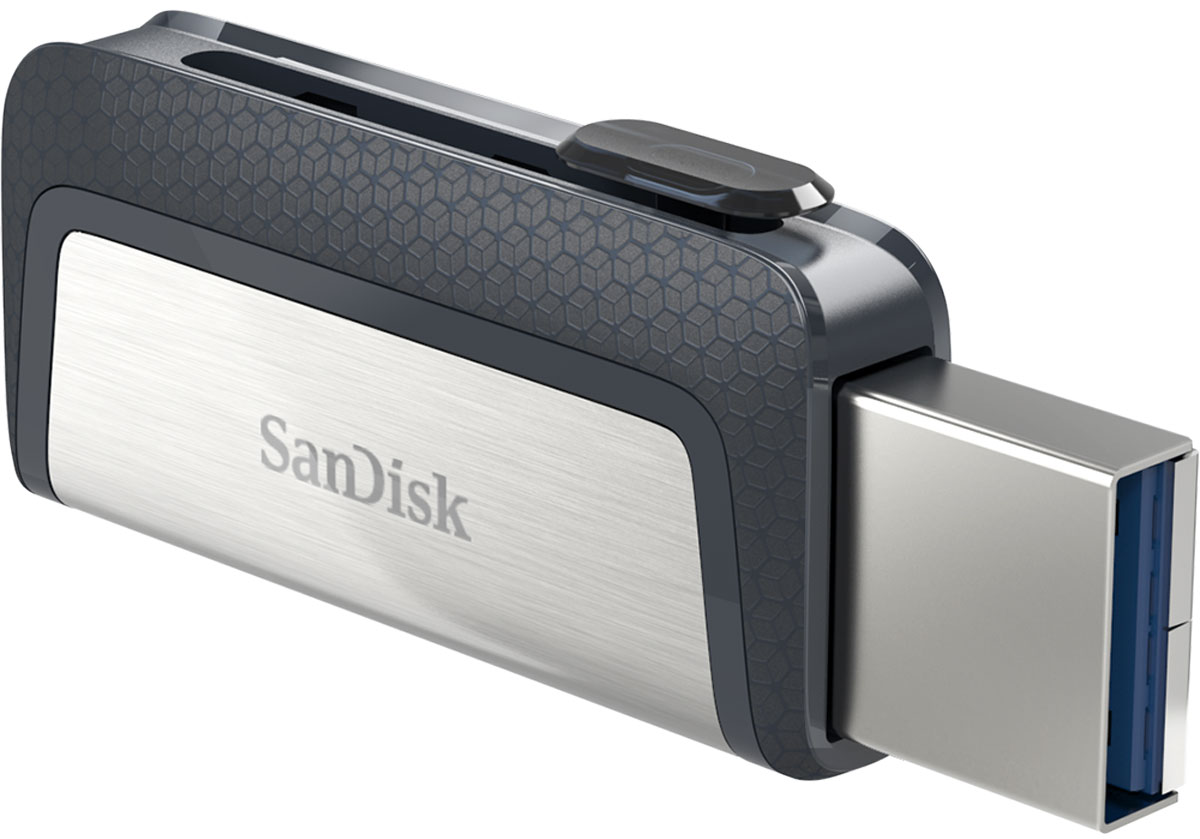 фото SanDisk Ultra Dual USB Type-C 16GB, Grey USB-накопитель