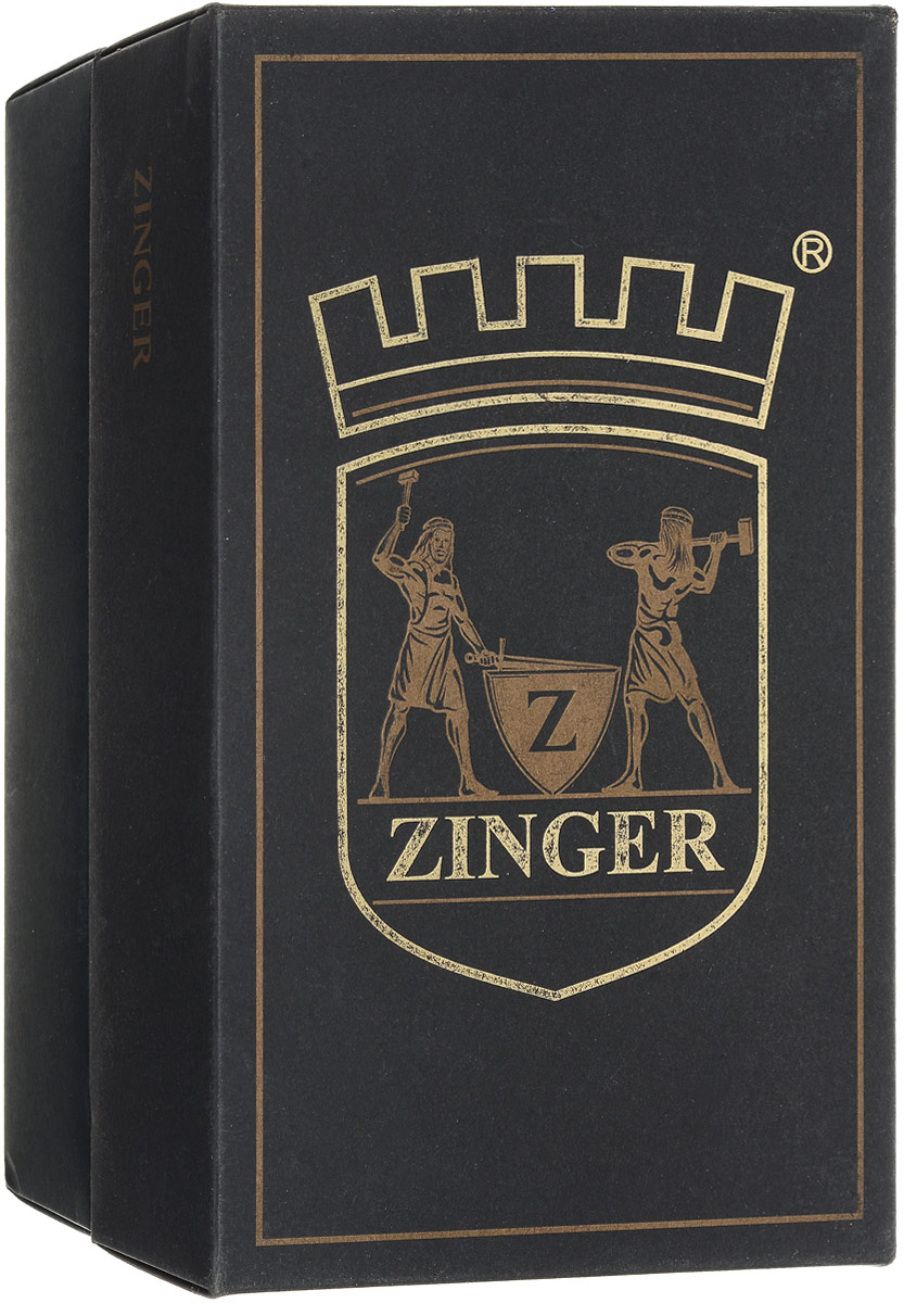 фото Zinger Маникюрный набор "zMs 1202-801SM", с косметичкой, 9 предметов, цвет: коричневый