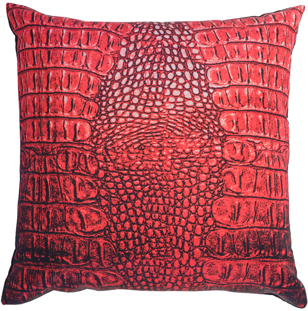 фото Подушка декоративная Gift'n'Home "Крокодил", цвет: красный, 35 х 35 см