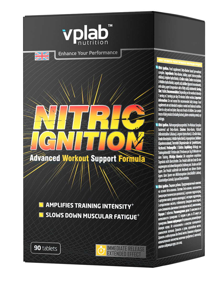 фото Предтренировочный комплекс VPLab "Nitric Ignition", 90 таблеток Vplab nutrition