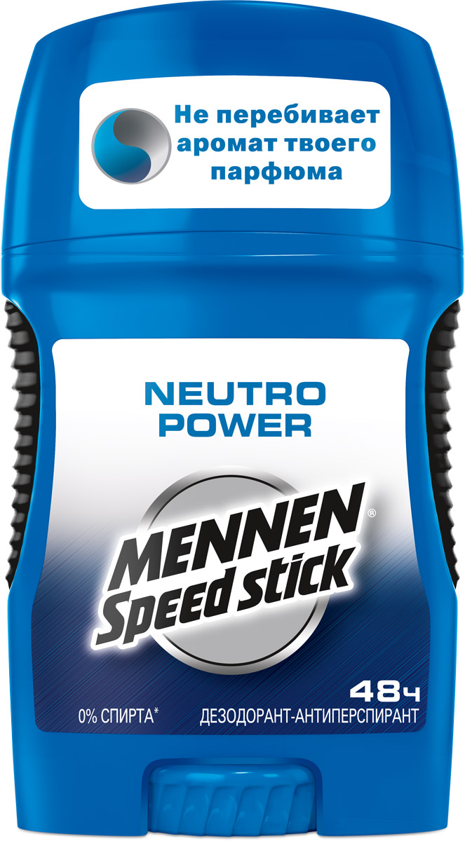 фото Mennen Speed Stick Дезодорант-стик "Neutro Power", мужской, 50 г