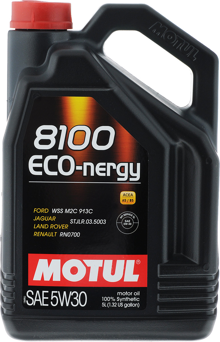 фото Масло моторное Motul "8100 Eco-Nergy", синтетическое, 5W-30, 5 л