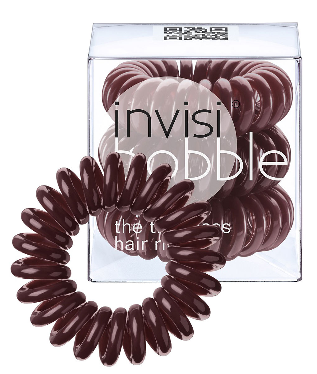 фото Invisibobble Резинка-браслет для волос Chocolate Brown, 3 шт