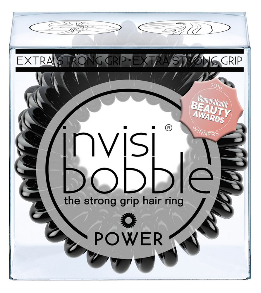 фото Invisibobble Резинка-браслет для волос Power True Black, 3 шт