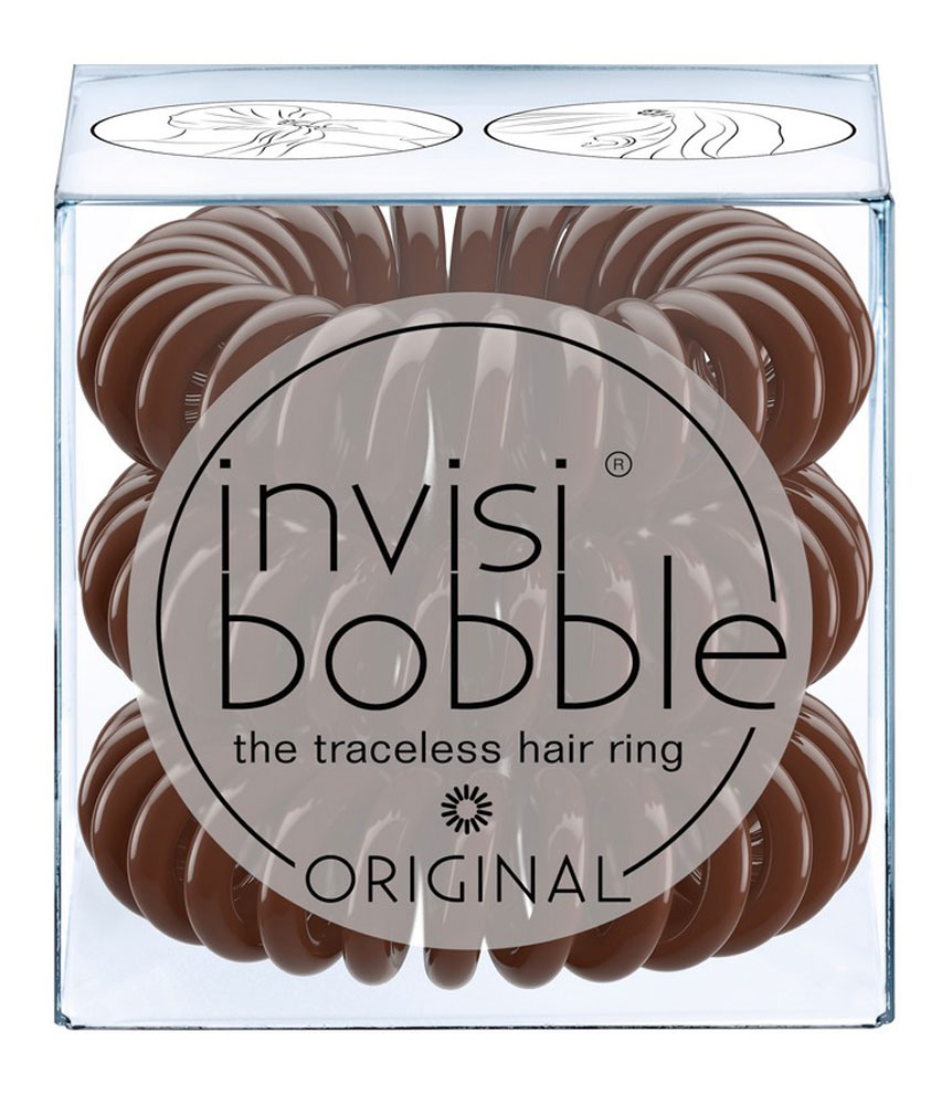 фото Invisibobble Резинка-браслет для волос Original Pretzel Brown, 3 шт