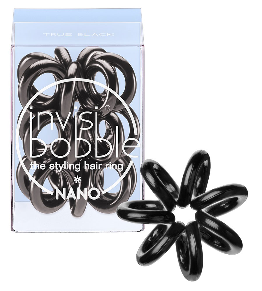 фото Invisibobble Резинка для волос Nano True Black, 3 шт