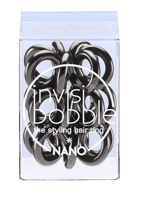 фото Invisibobble Резинка для волос Nano True Black, 3 шт