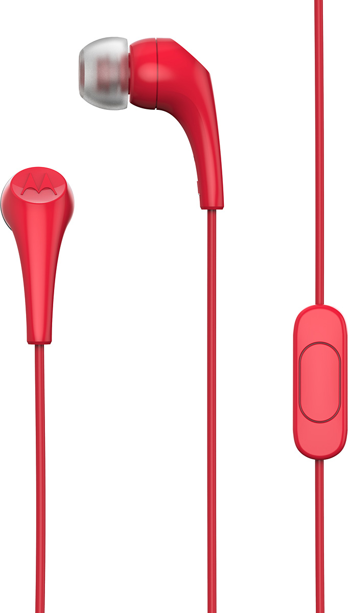 фото Motorola Moto New Earbuds 2, Red наушники