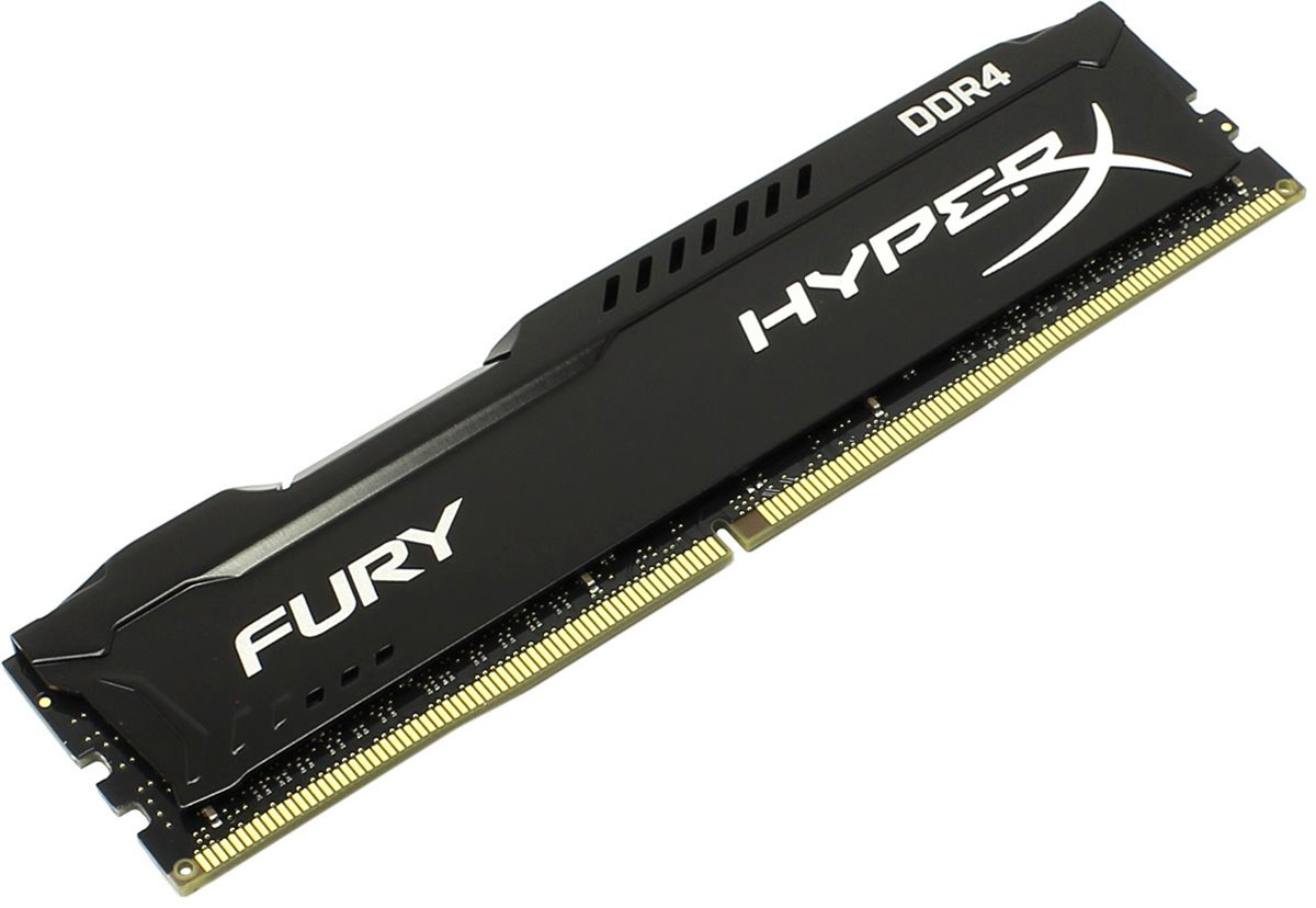 фото Модуль оперативной памяти Kingston HyperX Fury DDR4 DIMM 4GB 2666МГц (HX426C15FB/4)