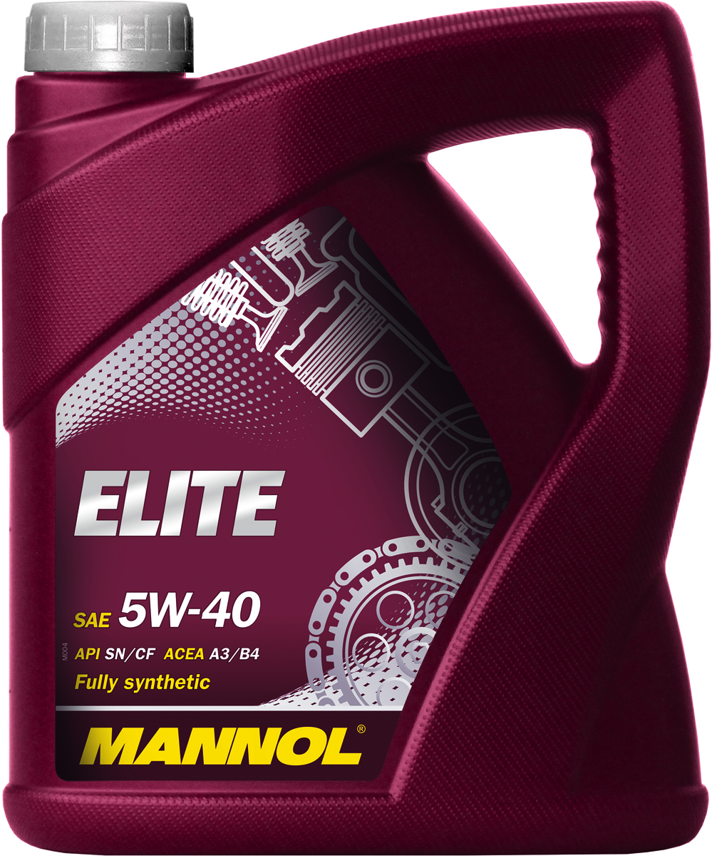 фото Масло моторное MANNOL "Elite", 5W-40, синтетическое, 4 л