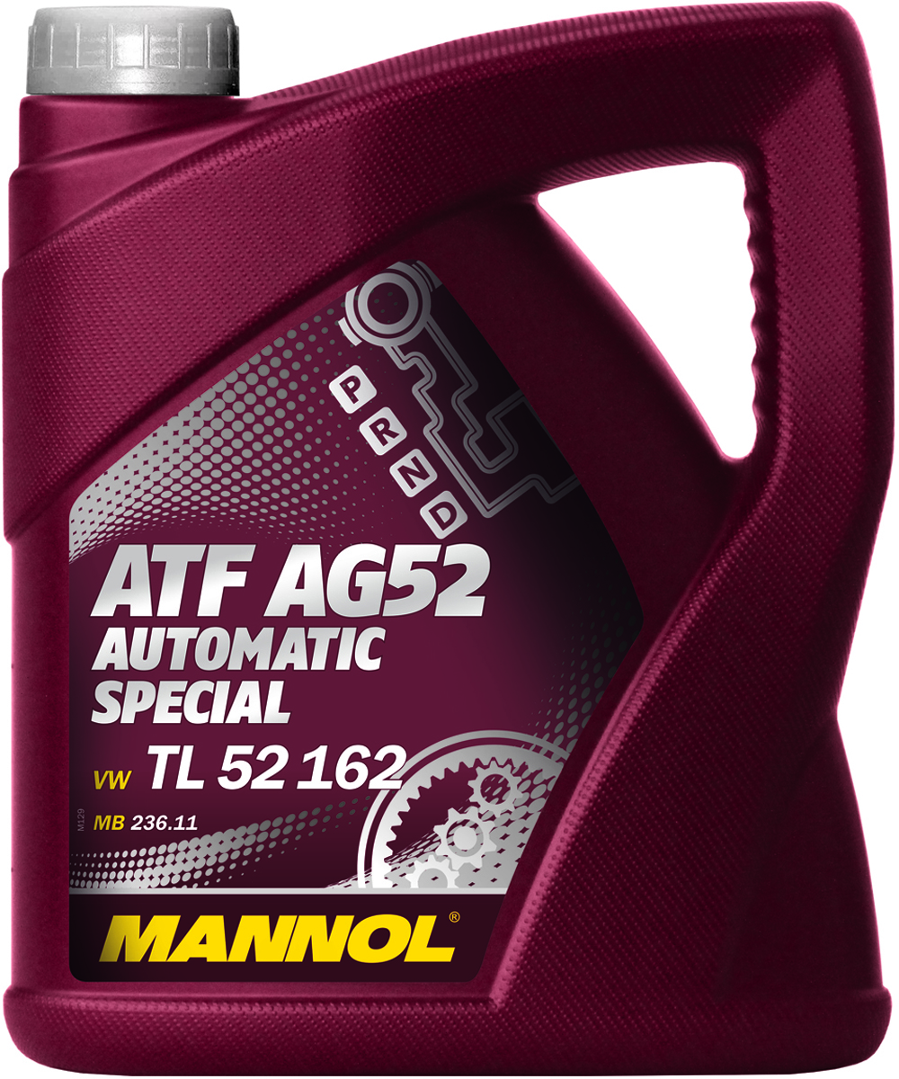 фото Масло трансмиссионное MANNOL "ATF AG52 Automatic Special", синтетическое, 4 л