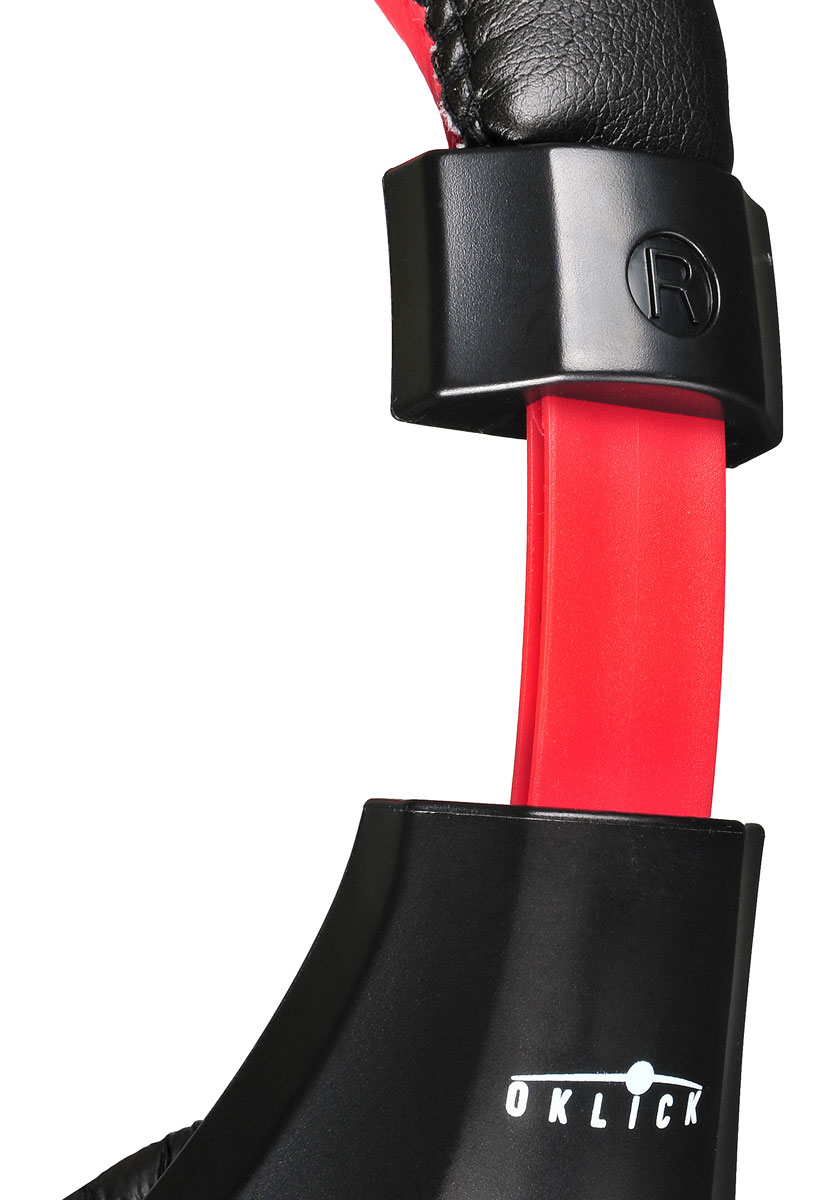 фото Компьютерная гарнитура Oklick HS-L100, Black Red