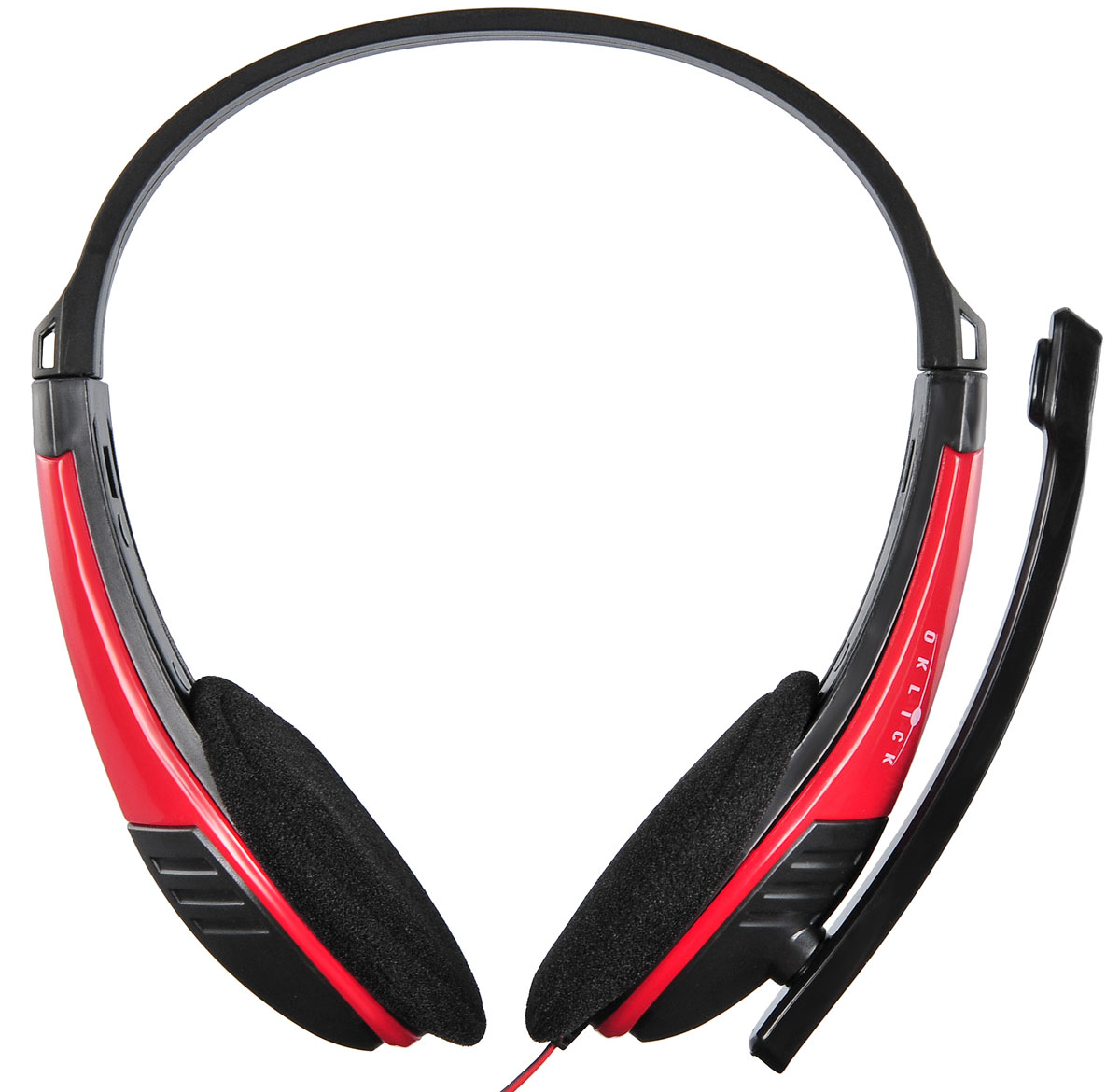 фото Компьютерная гарнитура Oklick HS-M150, Black Red