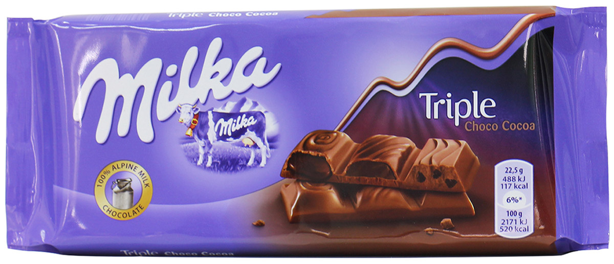 Шоколад Milka Wholenut Caramel молочный с фундуком и карамелью 300г